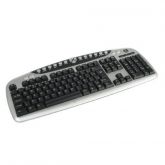TECLADO PS2 MULTIMEDIA PRETO/PRATA KB3203-1 C3 TECH