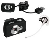 WEB CAM 5.0 MP C/CABO RETRATIL-USB 2.0 PRETA 10032 CLONE